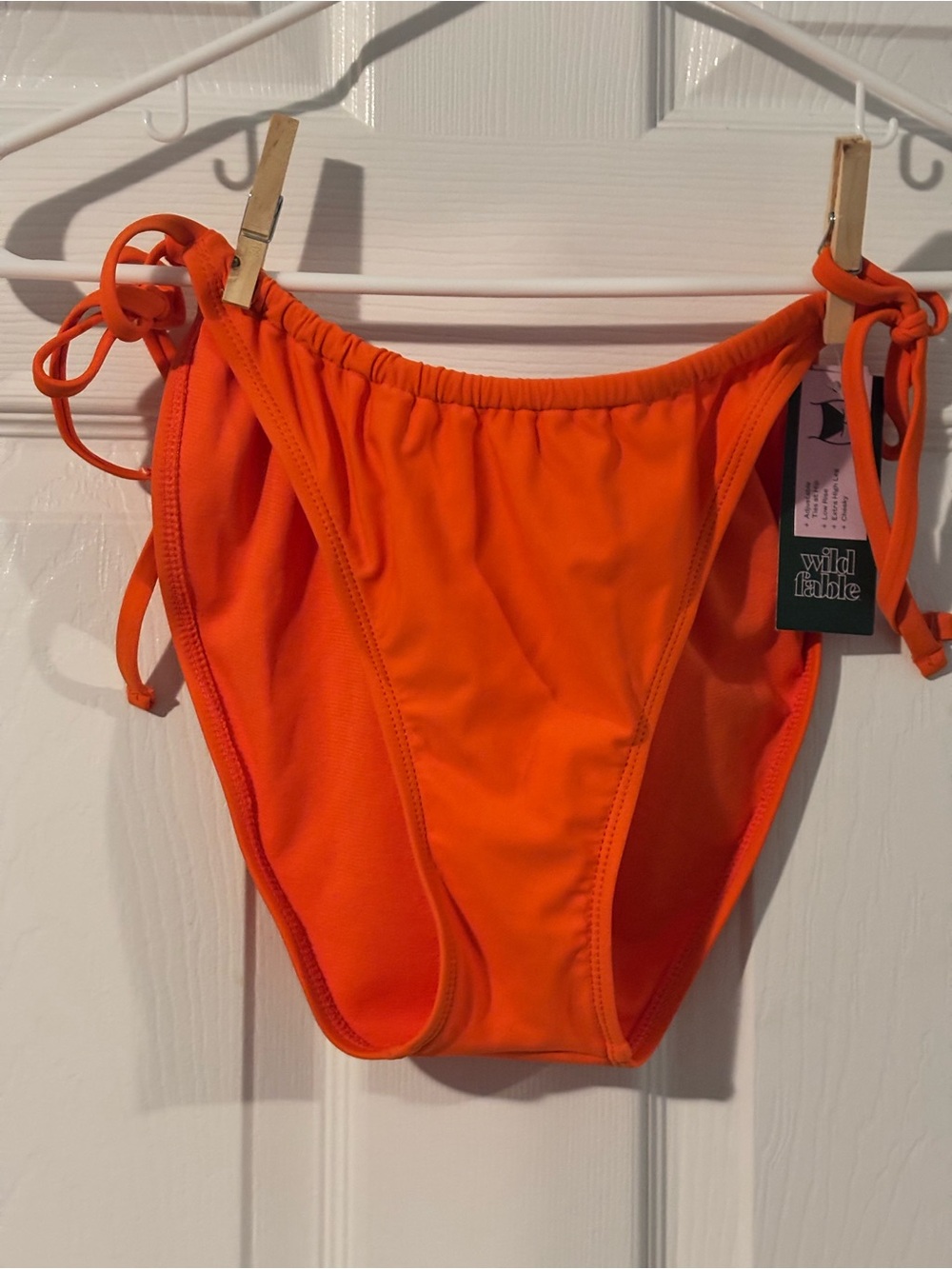 wild fable Orange Tie-Side Bikini Bottoms